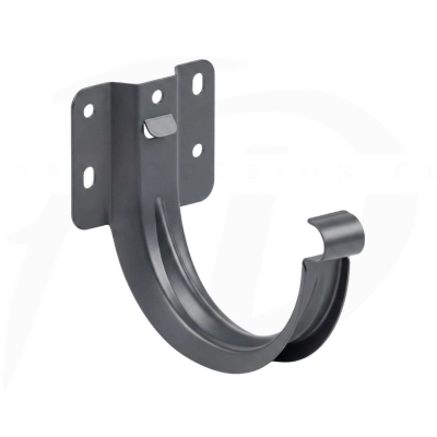 Hak doczołowy stalowy ⌀ 150 firmy KROP kolor grafit